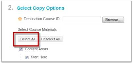 Course Copy Select All Option